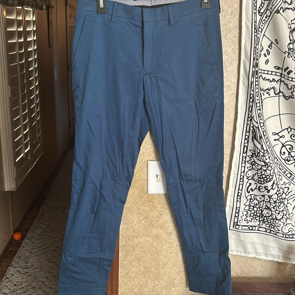 Express dress slim pants, color blue and size 28x30.